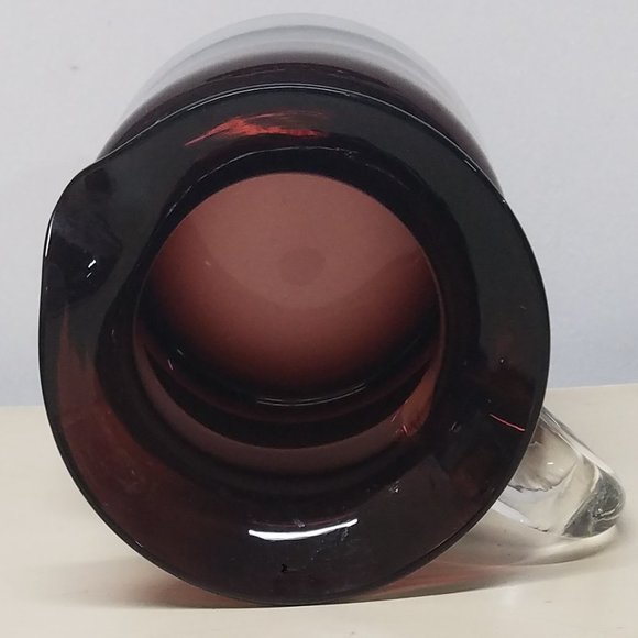 Amethyst Glass Blown Pitcher - Picture 3 of 8